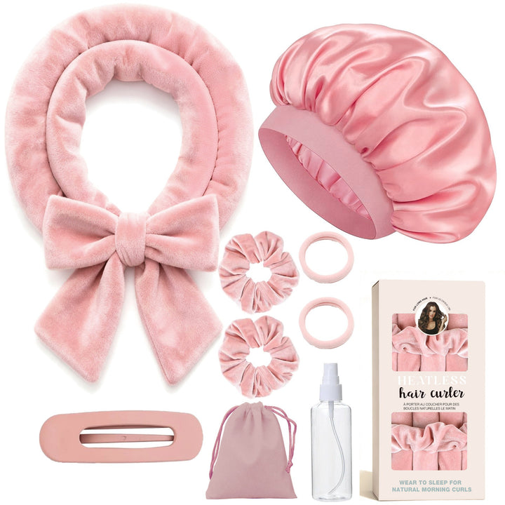 Hitzefreies Satin-Haarlocken-Set