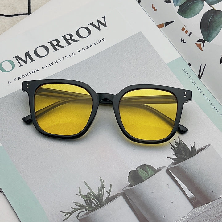 Statement Quadrat Rahmen Sonnenbrille Karnz