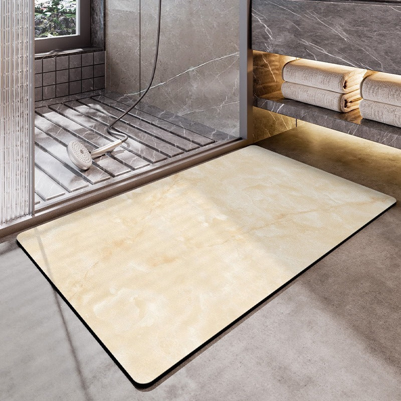 Luxurious Marble Design Bath Mat Karnz
