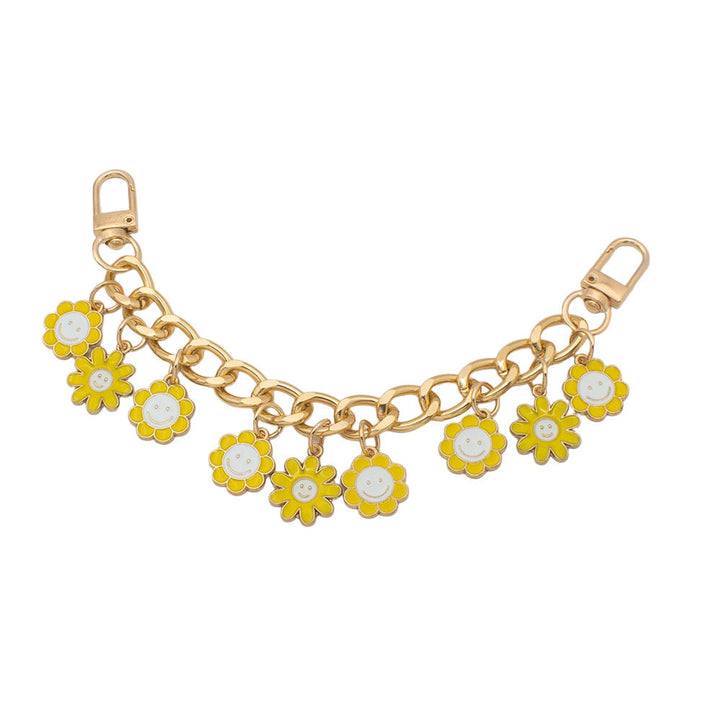 Verspieltes florales Charm-Armband Karnz