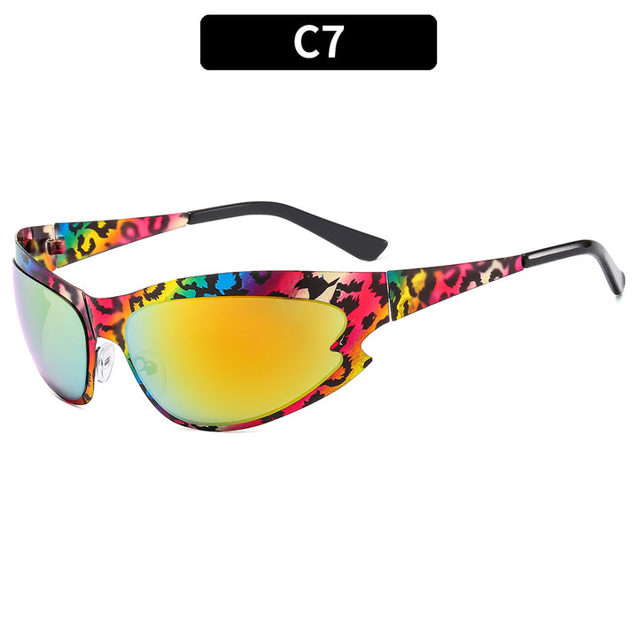 Vibrante Katzenaugen-Sonnenbrille Modischer Stil