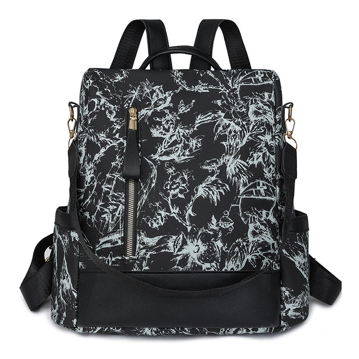 Stilvoller Blumenmuster-Rucksack