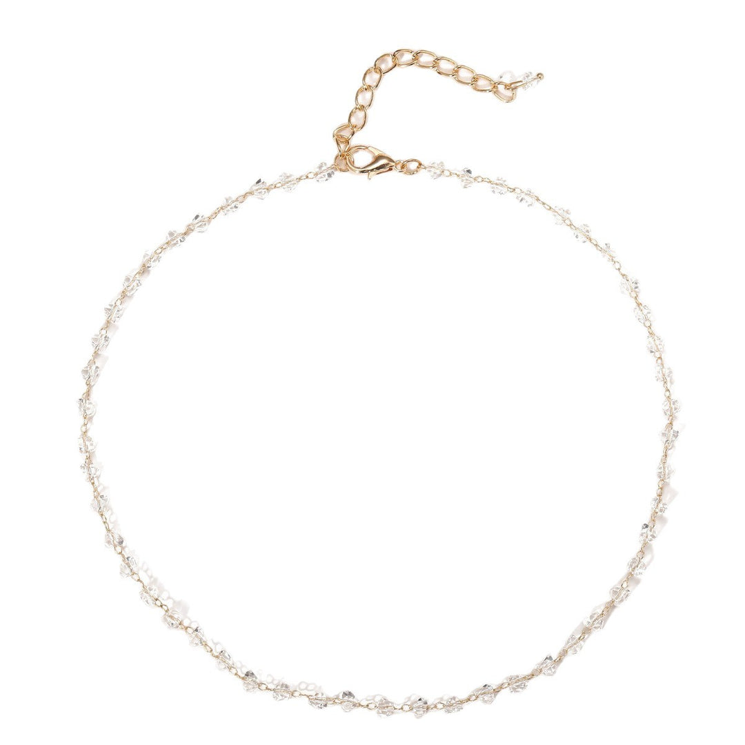 Elegante Perlen- und Ketten-Anklet Karnz