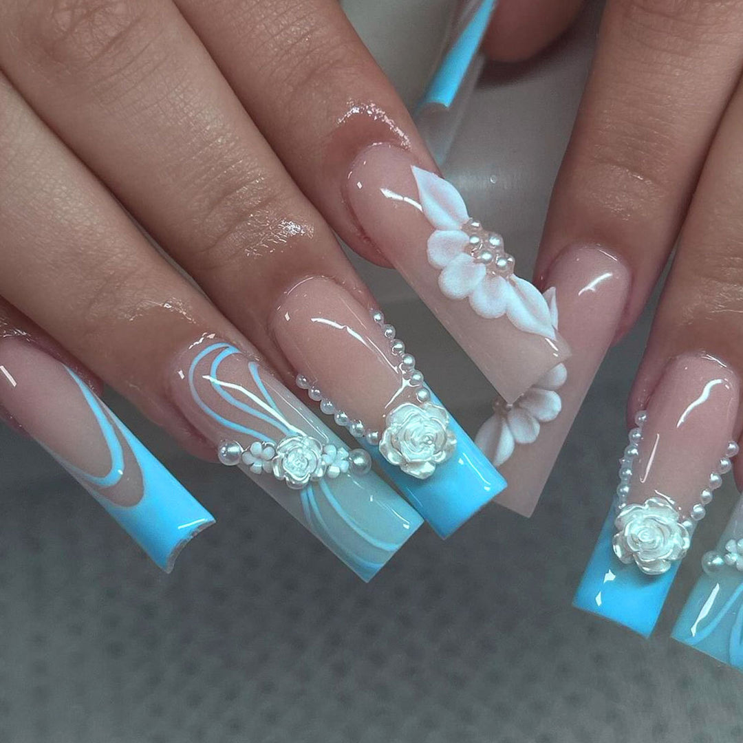 Dekorative 3D Nagelkunst Karnz