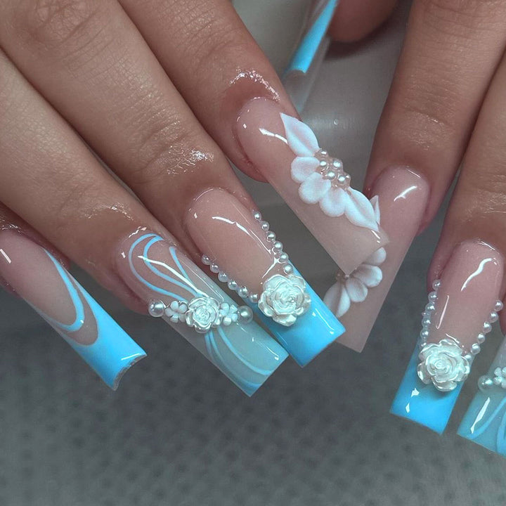 Dekorative 3D Nagelkunst Karnz