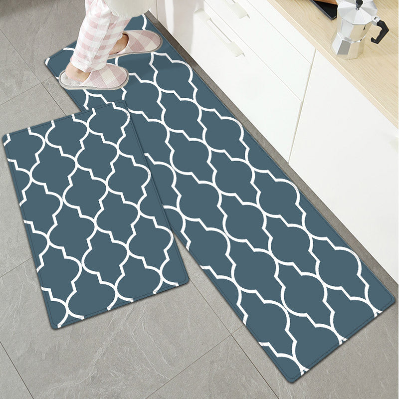 Elegante Texturierte Küchenmatte Set Karnz