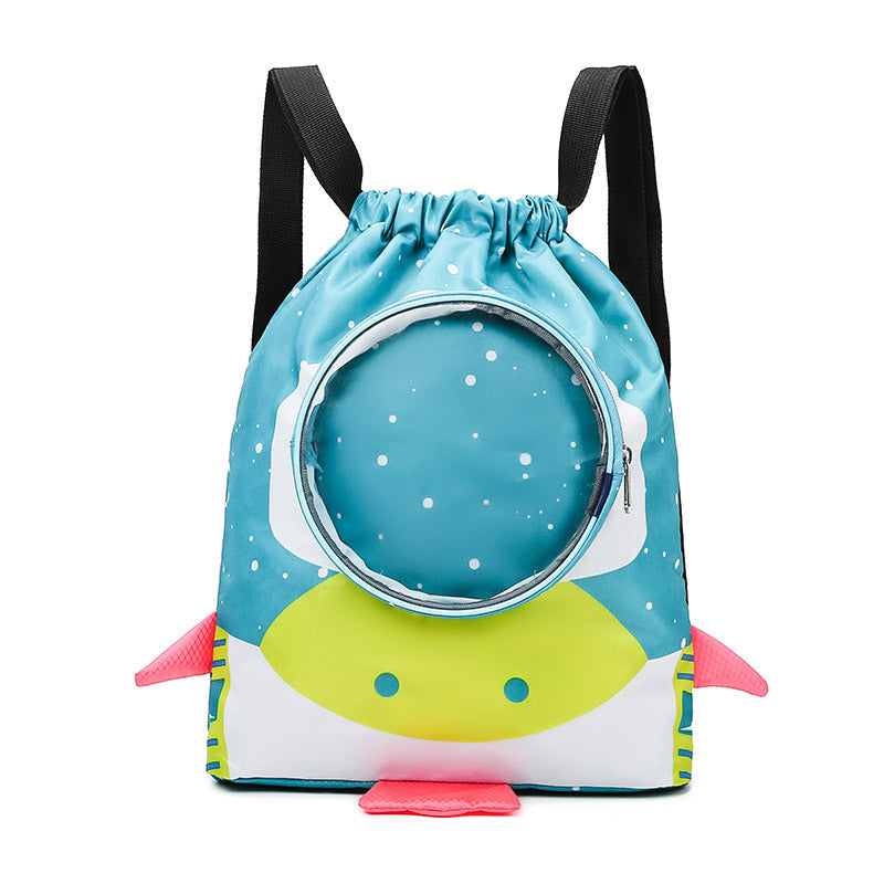 Niedlicher Astronauten-Themen Kordelzug-Rucksack