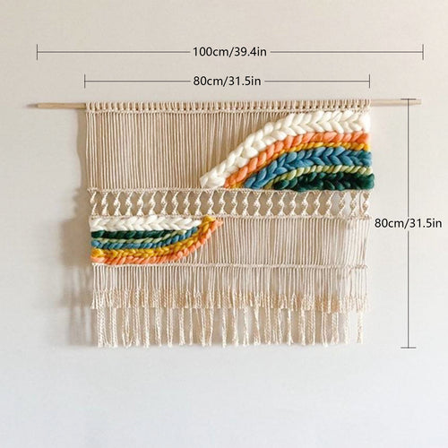 Handgewebte Wandkunst Karnz