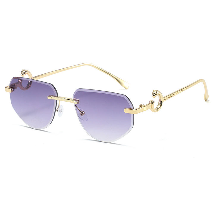 Chic hexagonale Rahmen Sonnenbrille