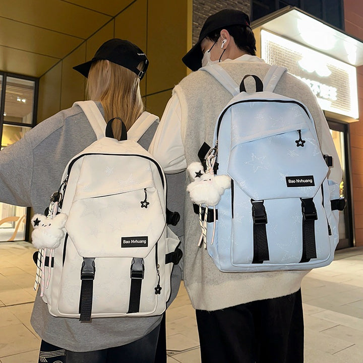 Stylischer Rucksack mit Sternenmuster Karnz 1791204674