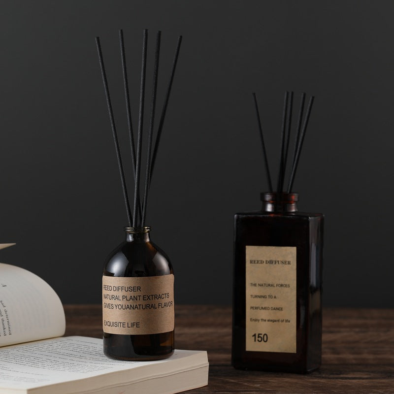 Reed Diffuser Glasflasche Raumduftset mit natürlichen Pflanzenextrakten