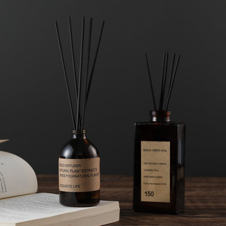 Reed Diffuser Glasflasche Raumduftset mit natürlichen Pflanzenextrakten