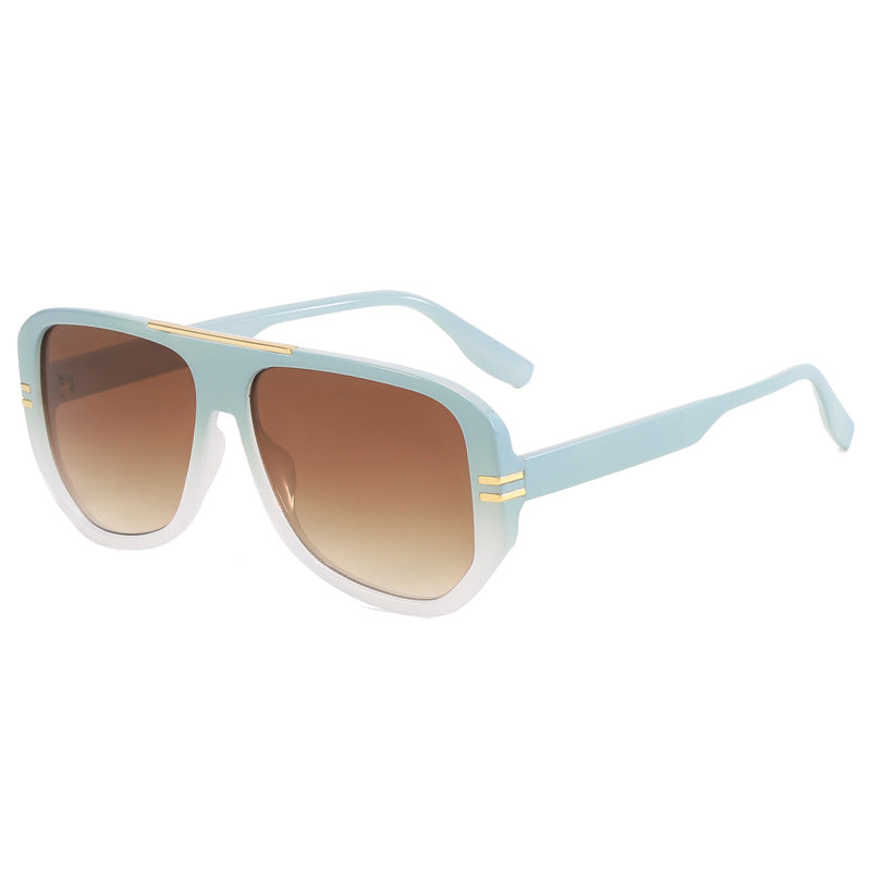 Damen Oversize-Sonnenbrille mit Designer-Rahmen Karnz