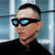 Damen futuristische Sonnenbrille im avantgardistischen Design Karnz