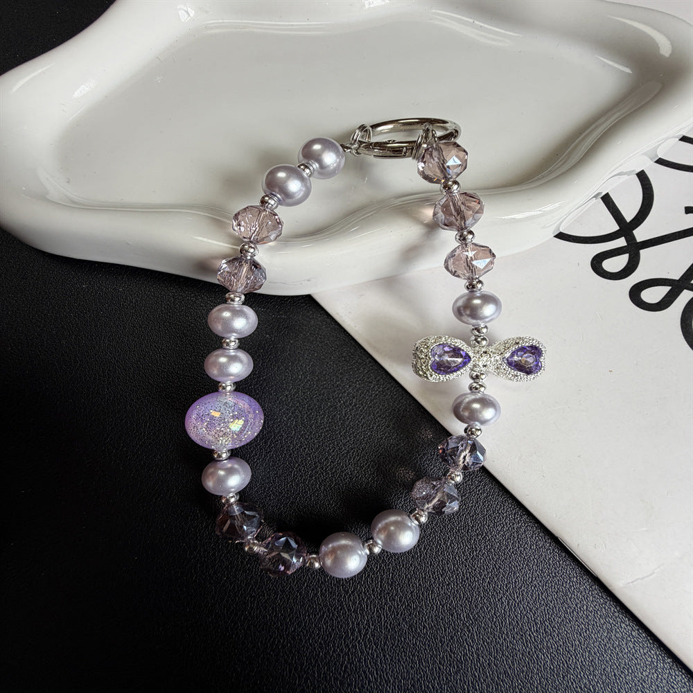Elegante Perlen Charm-Armband Karnz 1790135826