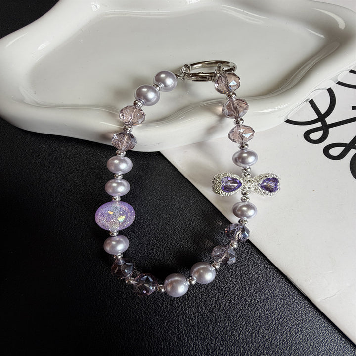 Elegante Perlen Charm-Armband Karnz 1790135826
