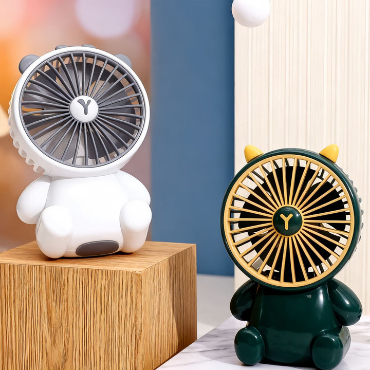 Damen Tragbarer USB Handventilator im niedlichen Tierdesign Karnz
