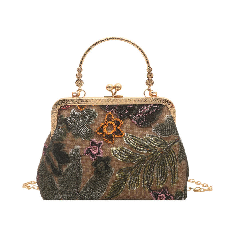 Elegante verzierte Abendhandtasche