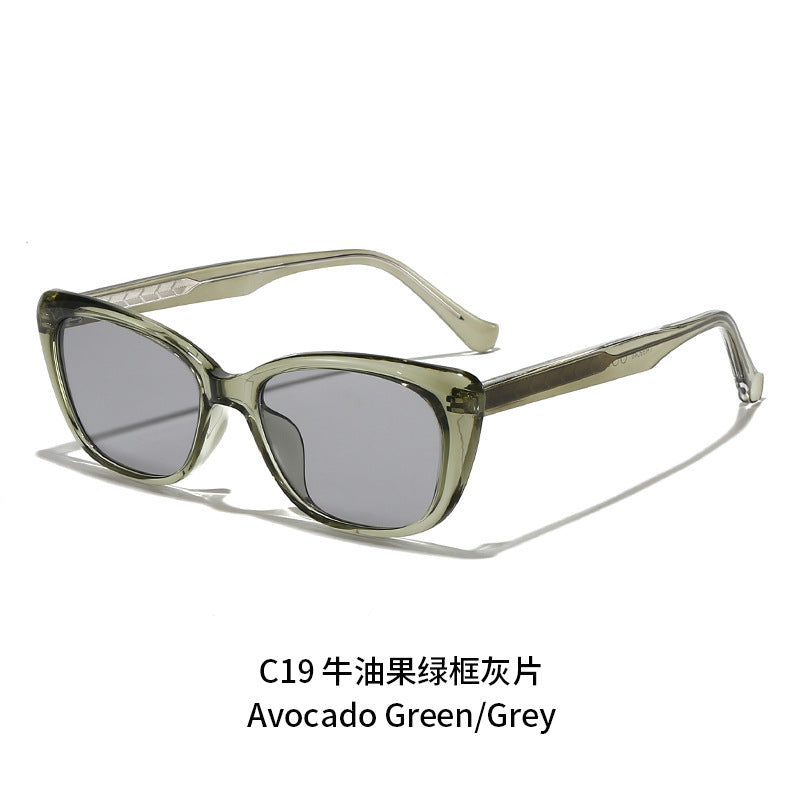 Damen elegante Sonnenbrille im modernen Cat-Eye-Stil Karnz