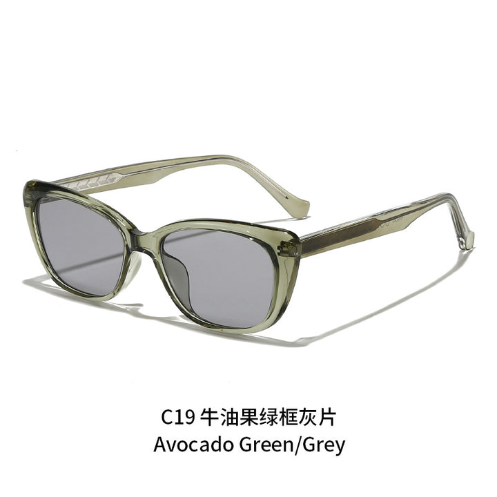 Damen modische Cat-Eye-Sonnenbrille mit UV-Schutz und stilvollem Rahmen Karnz