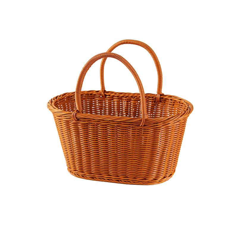 Woven Market Tote Basket Karnz