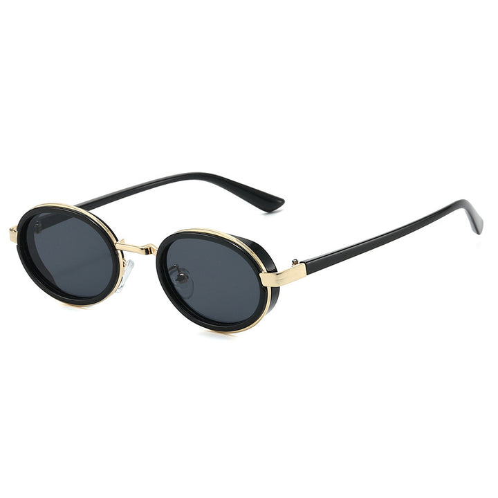 Vintage-inspirierte elegante ovale Sonnenbrillen Karnz