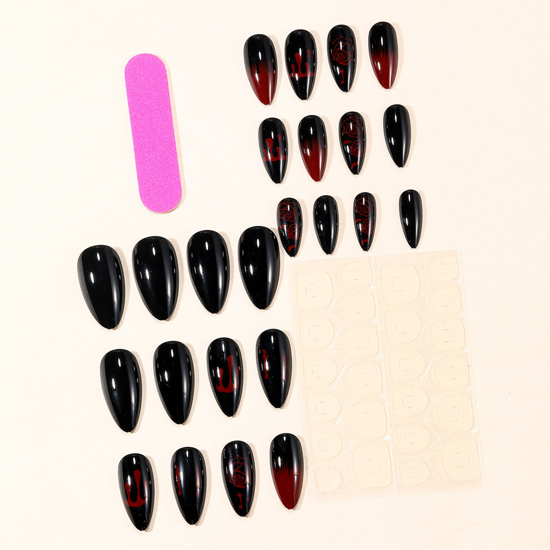 Gothic Horror Themed Nail Art Extensions Karnz
