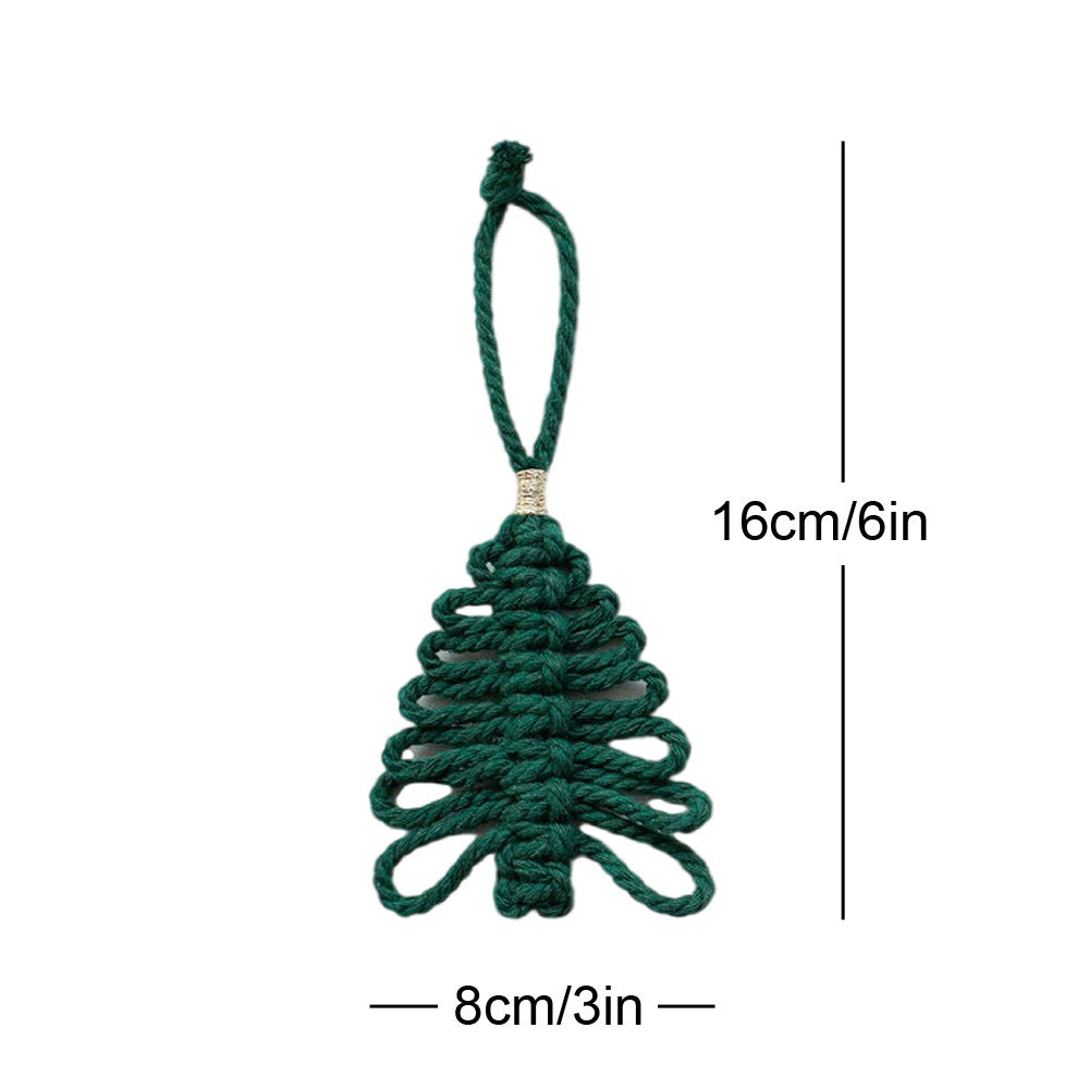 Macrame Weihnachtsbaum Ornament Karnz