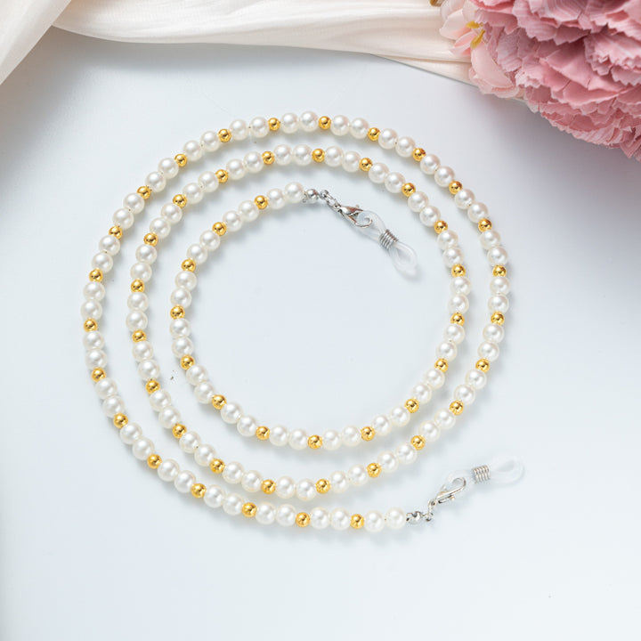 Stylische Perlen-Brillenband Karnz