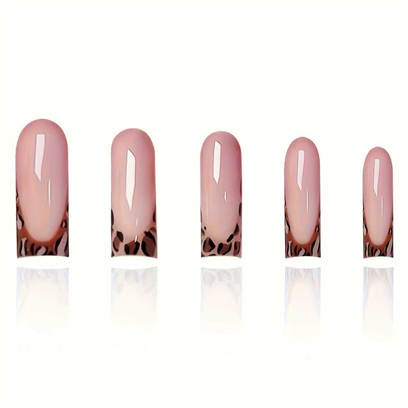 Trendy French Tip Press-On Nail Set Karnz