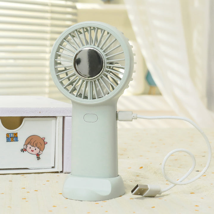 Unisex Tragbarer Tischventilator mit USB-Anschluss und mehreren Geschwindigkeitsstufen Karnz
