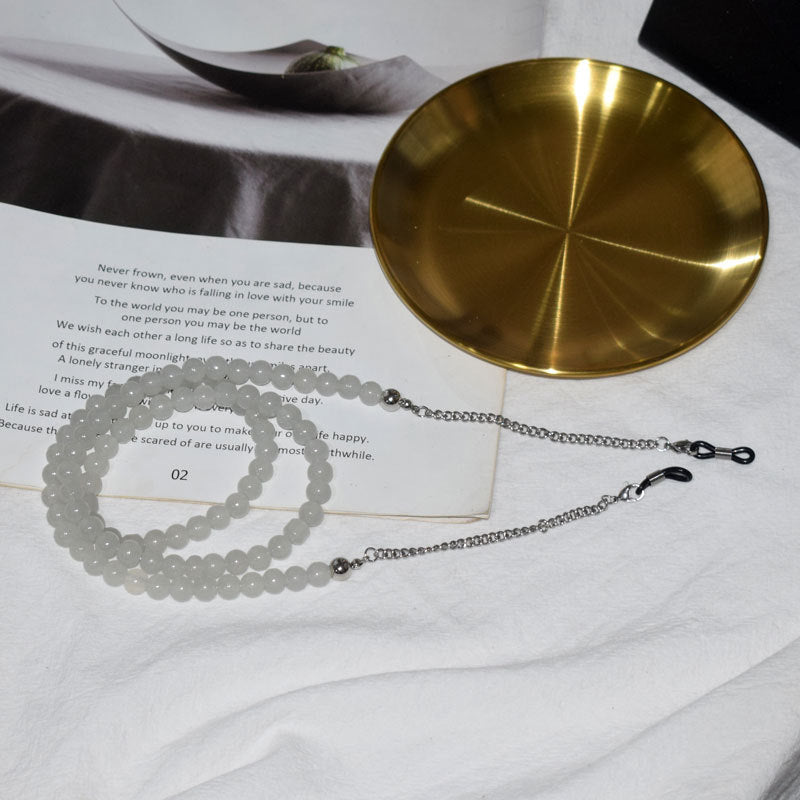 Chic Perlen Brillen Kette Karnz