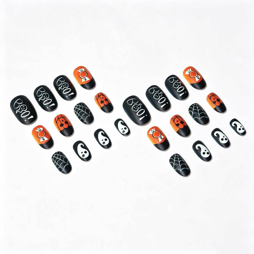 Kreatives Halloween-Themen Nagelkunstset