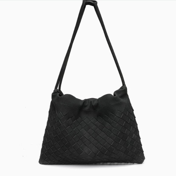 Woven Drawstring Schultertasche Karnz