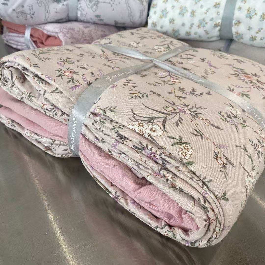 Polka Dot Baumwoll-Percale Bettwäsche Set mit Kissenbezügen