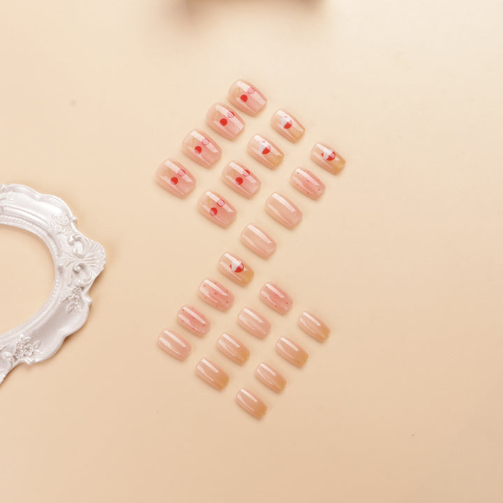 Künstlerische, von Früchten inspirierte Press-On-Nagelspitzen Karnz