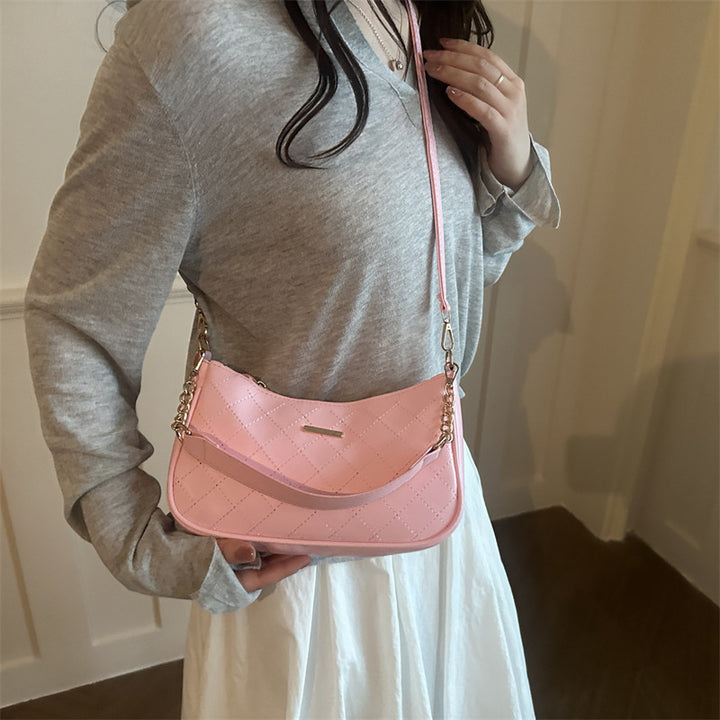 Gepolsterte Schulterhandtasche