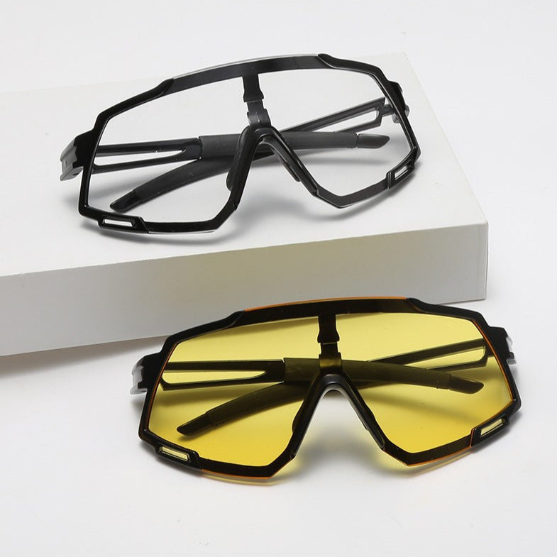 Herren Sportliche Outdoor-Sonnenbrille mit robustem Rahmen und polarisierten Gläsern Karnz