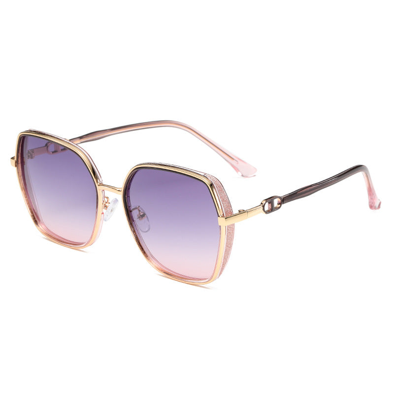 Damen modische quadratische Sonnenbrille Karnz