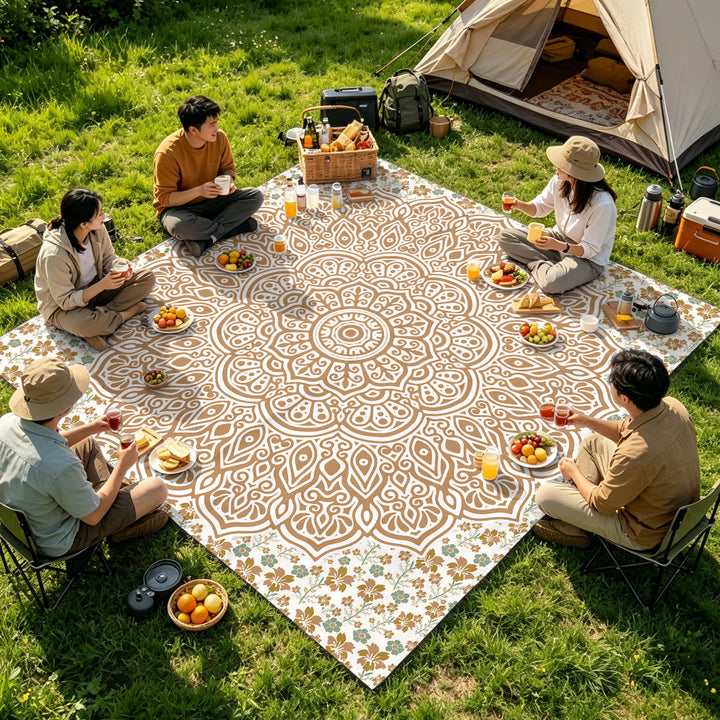 Mandala Design Strandmatte Karnz