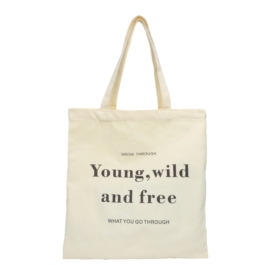 Motivational Canvas Tote Bag Karnz