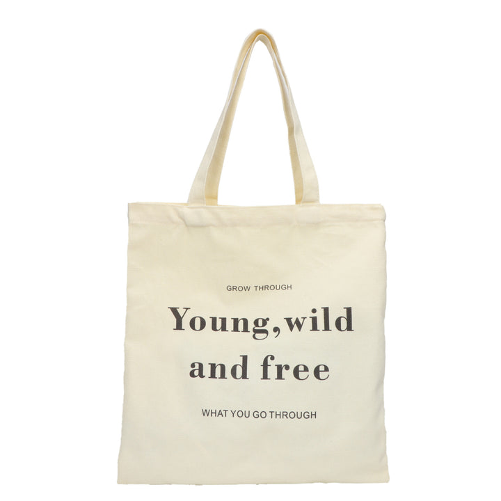 Motivational Canvas Tote Bag Karnz