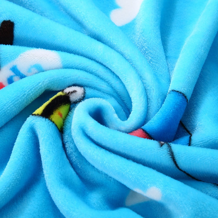 Kinder Cartoon Charakter Fleece Decke Karnz