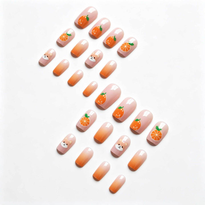Spielerische Tier- und Obst-Nagelkunst