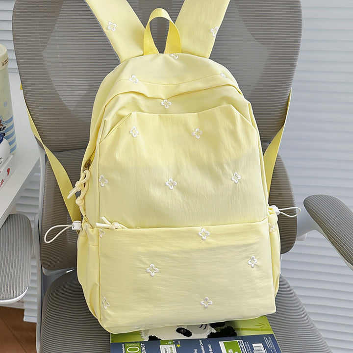 Blumenbestickter Freizeit-Rucksack Karnz