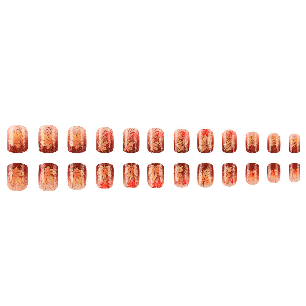 Herbst-Themen Gel-Nagelkunst Karnz