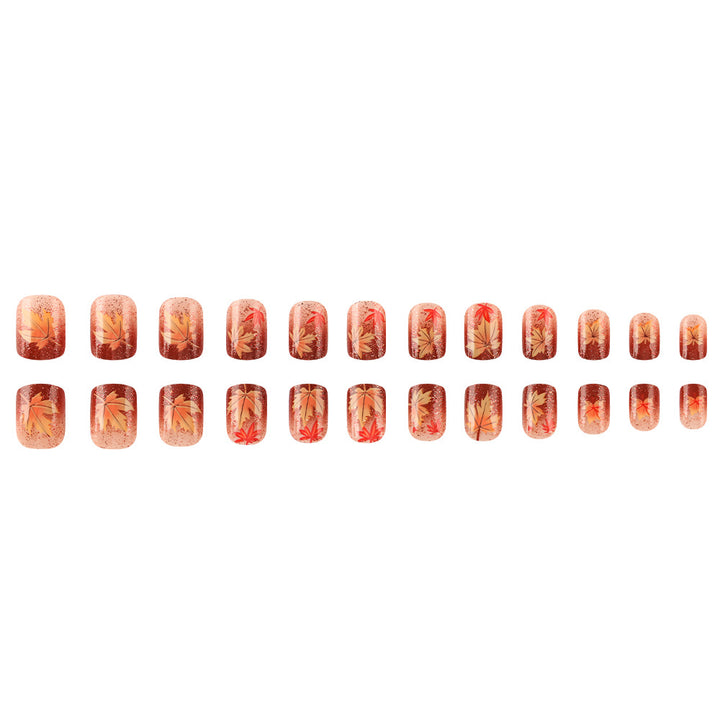 Herbst-Themen Gel-Nagelkunst Karnz