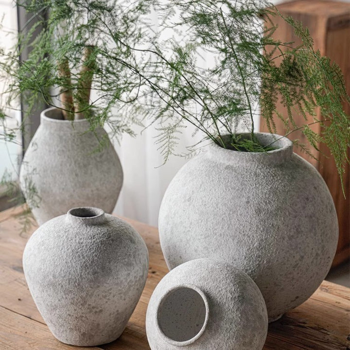 Kunsthandwerkliche Keramikvase Karnz