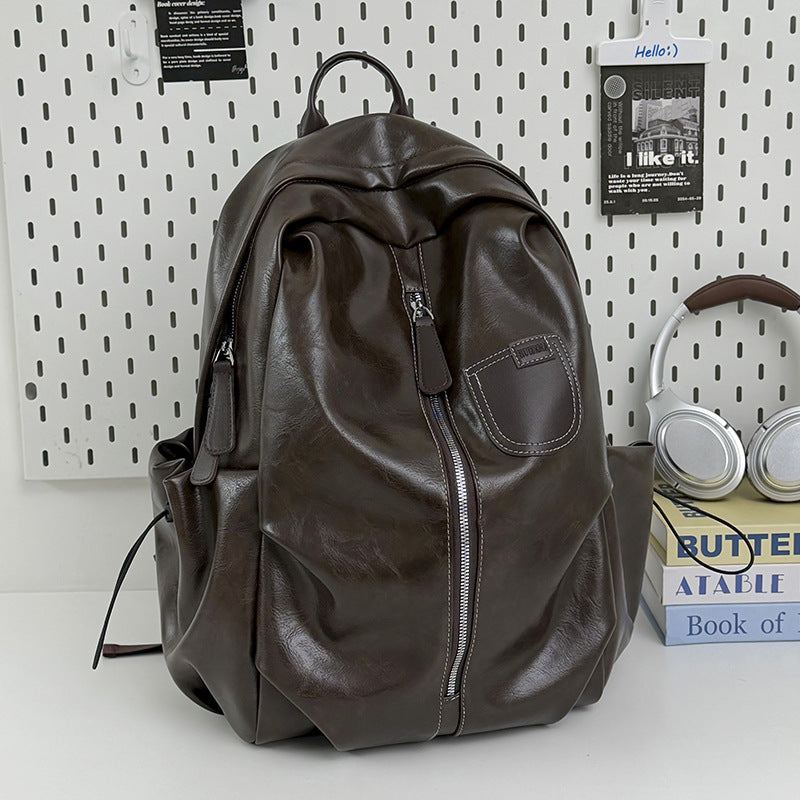 Eleganter Leder-Rucksack Karnz