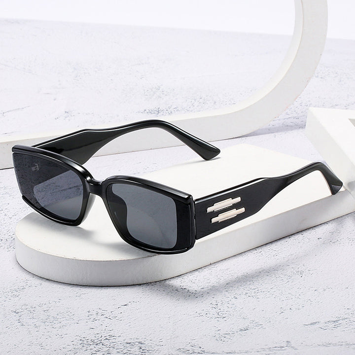Modische Weitbeinige Sonnenbrille Karnz